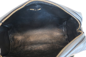 CHANEL/シャネル ココマークフリンジチェーンショルダーバッグ ラムスキン ブラック/ゴールド金具 ショルダーバッグ 700090020