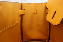 将图片加载到图库查看器，HERMES BIRKIN 30 Graine Couchevel leather Jaune □H刻印 Hand bag 600090024
