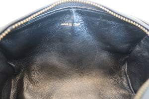 CHANEL/シャネル ココマークフリンジチェーンショルダーバッグ ラムスキン ブラック/ゴールド金具 ショルダーバッグ 700090020