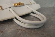 Load image into Gallery viewer, HERMES BIRKIN 30 Epsom leather White □L Engraving Hand bag 700120161
