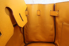 将图片加载到图库查看器，HERMES BIRKIN 30 Graine Couchevel leather Jaune □H刻印 Hand bag 600090024
