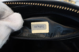 CHANEL/シャネル ココマークフリンジチェーンショルダーバッグ ラムスキン ブラック/ゴールド金具 ショルダーバッグ 700090020