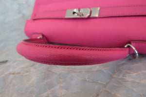HERMES／エルメス ケリー32 シェーブル フューシャピンク □Q刻印 ショルダーバッグ 700060300
