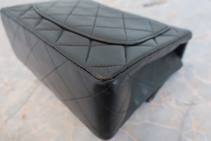 CHANEL/シャネル ミニマトラッセシングルフラップチェーンショルダーバッグ ラムスキン ブラック/シルバー金具 ショルダーバッグ 700090024