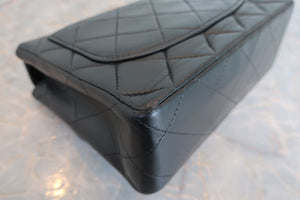 CHANEL/シャネル ミニマトラッセシングルフラップチェーンショルダーバッグ ラムスキン ブラック/シルバー金具 ショルダーバッグ 700090024