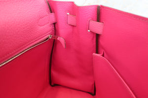 HERMES／エルメス ケリー32 シェーブル フューシャピンク □Q刻印 ショルダーバッグ 700060300