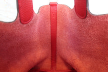 將圖片載入圖庫檢視器 HERMES／エルメス ピコタンロックＭＭ トリヨンクレマンス ルージュカザック C刻印 ハンドバッグ 800090095
