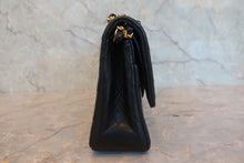 画像をギャラリービューアに読み込む, CHANEL/シャネル マトラッセＷフラップＷチェーンショルダーバッグ ラムスキン ブラック/ゴールド金具 ショルダーバッグ 800050014
