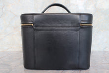 画像をギャラリービューアに読み込む, CHANEL/シャネル ココマーク2WAYバニティ キャビアスキン ブラック/ゴールド金具 バニティ 700110064
