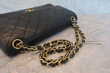 画像をギャラリービューアに読み込む, CHANEL/シャネル マトラッセＷフラップＷチェーンショルダーバッグ ラムスキン ブラック/ゴールド金具 ショルダーバッグ 800050014

