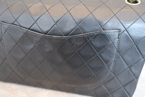 CHANEL/シャネル マトラッセＷフラップチェーンショルダーバッグ ラムスキン ブラック/ゴールド金具 ショルダーバッグ 700090029