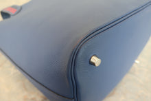 將圖片載入圖庫檢視器 HERMES／エルメス ピコタンロックＭＭ トレサージュ ヴォーエプソン ブルーブライトン/カプシーヌ/ブルーサフィール C刻印 ハンドバッグ 800090067
