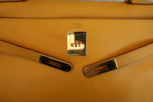 将图片加载到图库查看器，HERMES KELLY 32 Graine Couchevel leather Jaune 〇X刻印 Shoulder bag 500050082
