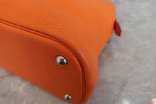 将图片加载到图库查看器，HERMES BOLIDE 35 Clemence leather Orange □G刻印Shoulder bag 600090038
