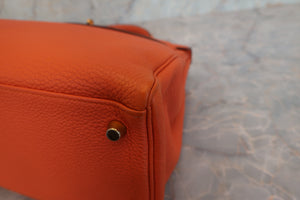 HERMES KELLY 32 Togo leather Orange □M刻印 Shoulder bag 600100011