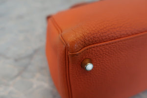 HERMES KELLY 32 Togo leather Orange □M刻印 Shoulder bag 600100011