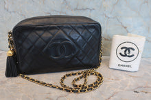 画像をギャラリービューアに読み込む, CHANEL/シャネル マトラッセフリンジチェーンショルダーバッグ ラムスキン ブラック/ゴールド金具 ショルダーバッグ 800040098
