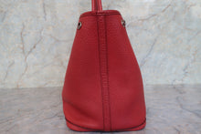 將圖片載入圖庫檢視器 HERMES／エルメス ガーデンパーティPM ネゴンダ ルージュ □R刻印 トートバッグ 700080177
