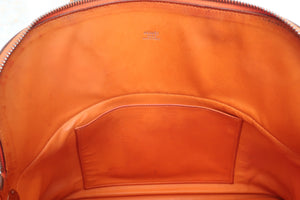 HERMES BOLIDE 35 Clemence leather Orange □G刻印Shoulder bag 600090038