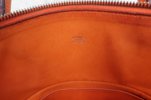 HERMES BOLIDE 35 Clemence leather Orange □G刻印Shoulder bag 600090038