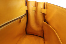 Load image into Gallery viewer, HERMES KELLY 32 Graine Couchevel leather Jaune 〇X Engraving Shoulder bag 500050082
