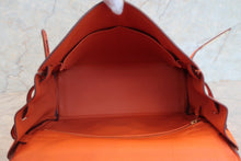 将图片加载到图库查看器，HERMES KELLY 32 Togo leather Orange □M刻印 Shoulder bag 600100011
