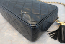 画像をギャラリービューアに読み込む, CHANEL/シャネル マトラッセフリンジチェーンショルダーバッグ ラムスキン ブラック/ゴールド金具 ショルダーバッグ 800040098
