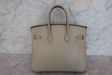 将图片加载到图库查看器，HERMES BIRKIN 25 Swift leather Sauge Hand bag 600090036
