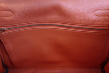 将图片加载到图库查看器，HERMES KELLY 32 Togo leather Orange □M刻印 Shoulder bag 600100011
