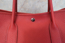 將圖片載入圖庫檢視器 HERMES／エルメス ガーデンパーティPM ネゴンダ ルージュ □R刻印 トートバッグ 700080177
