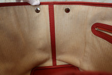 將圖片載入圖庫檢視器 HERMES／エルメス ガーデンパーティPM ネゴンダ ルージュ □R刻印 トートバッグ 700080177
