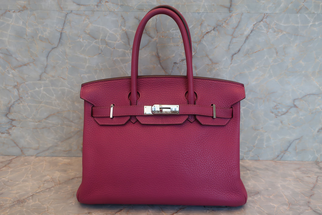 HERMES BIRKIN 30 Clemence leather Tosca □O刻印 Hand bag 600100050