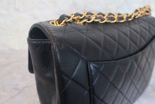 將圖片載入圖庫檢視器 CHANEL/シャネル 中マトラッセシングルフラップチェーンショルダーバッグ ラムスキン ブラック/ゴールド金具 ショルダーバッグ 800010188
