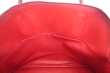将图片加载到图库查看器，HERMES BOLIDE 35 Graine Couchevel leather Rouge vif 〇V刻印 Hand bag 500060108

