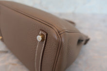 将图片加载到图库查看器，HERMES BIRKIN 25 Togo leather Etoupe gray □Q刻印 Hand bag 700050101
