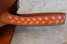 画像をギャラリービューアに読み込む, HERMES／エルメス ピコタンロックＭＭトレサージュ ヴォーエプソン ゴールド/ローズアザレ/オレンジ D刻印 ハンドバッグ 700110088
