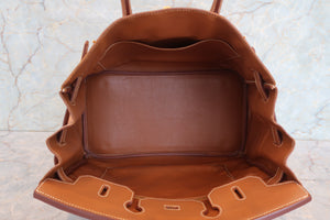 HERMES／エルメス バーキン35 クシュベル ゴールド □A刻印 ハンドバッグ 700050216