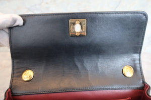 CHANEL/シャネル ミニマトラッセチェーンショルダーバッグ ラムスキン ブラック/ゴールド金具 ショルダーバッグ 700080224