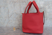 將圖片載入圖庫檢視器 HERMES／エルメス ピコタンロックＭＭ トリヨンクレマンス ローズテキサス Z刻印 ハンドバッグ 700060243
