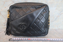 将图片加载到图库查看器，CHANEL/香奈儿 CF 流苏 链条 肩背包 羊皮 Black/Gold hadware(黑色/金色金属) 肩背包 700070252
