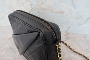 CHANEL/香奈儿 CF 流苏 链条 肩背包 羊皮 Black/Gold hadware(黑色/金色金属) 肩背包 700070252