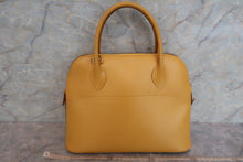 Load image into Gallery viewer, HERMES／BOLIDE 31 Graine Couchevel leather Jaune □F Engraving Shoulder bag 600070188
