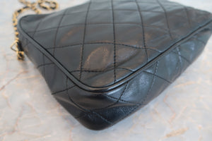 CHANEL/香奈儿 CF 流苏 链条 肩背包 羊皮 Black/Gold hadware(黑色/金色金属) 肩背包 700070252
