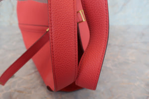 HERMES／エルメス ピコタンロックＭＭ トリヨンクレマンス ローズテキサス Z刻印 ハンドバッグ 700060243