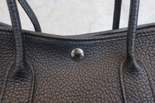 将图片加载到图库查看器，HERMES GARDEN PARTY PM Negonda leather Black □N刻印 Tote bag 600100072
