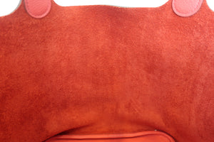 HERMES／エルメス ピコタンロックＭＭ トリヨンクレマンス ローズテキサス Z刻印 ハンドバッグ 700060243