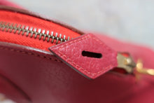 将图片加载到图库查看器，HERMES BOLIDE 35 Fjord leather Rouge vif ○X刻印 Shoulder bag 800090066
