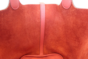 HERMES／エルメス ピコタンロックＭＭ トリヨンクレマンス ローズテキサス Z刻印 ハンドバッグ 700060243