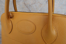 将图片加载到图库查看器，HERMES／BOLIDE 31 Graine Couchevel leather Jaune □F刻印 Shoulder bag 600070188
