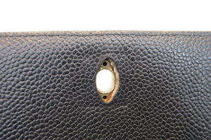 CHANEL/シャネル マドモアゼルハンドバッグ キャビアスキン ブラック/ゴールド金具 ハンドバッグ 700030005